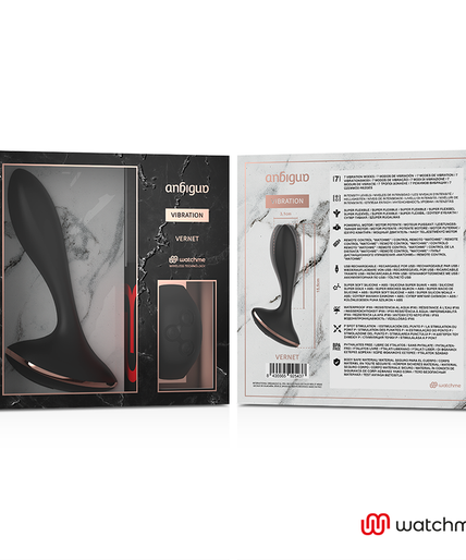 Anbiguo – Watchme Remote Control Vibrator Anal Plug Vernet