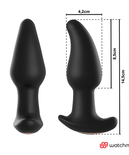Anbiguo – Watchme Remote Control Anal Plug Vibrator with Rotation of Amadeus Pearls