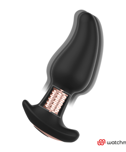 Anbiguo – Watchme Fernbedienung Anal Plug Vibrator mit Rotation von Amadeus Perlen