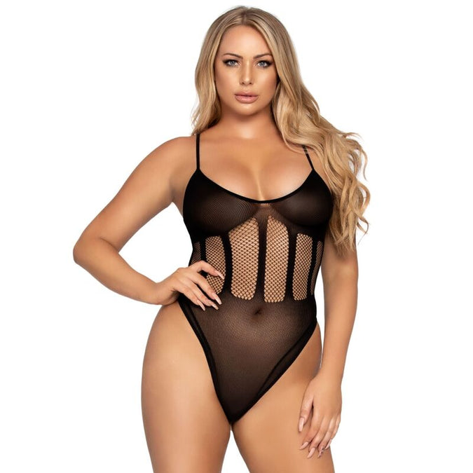 Leg Avenue – Bodysuit und Rock Set Einheitsgröße