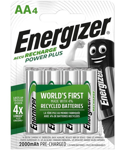Energizer – Rechargeable Batteries Aa4 Blister 4
