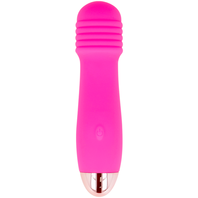 Pleasurements – Dolce Vita – Wiederaufladbarer Vibrator Drei Pink 7 Geschwindigkeiten