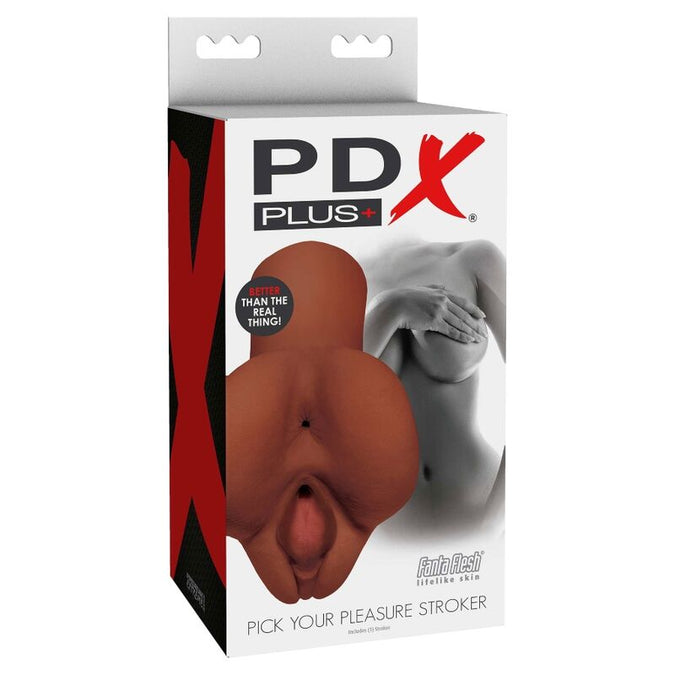 Pdx Plus – Pick Your Pleasure Double Brown Masturbator