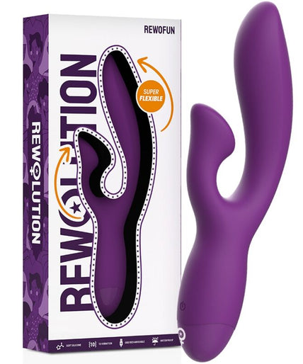 Rewolution – Rewofun Flexibler Vibrator mit Rabbit