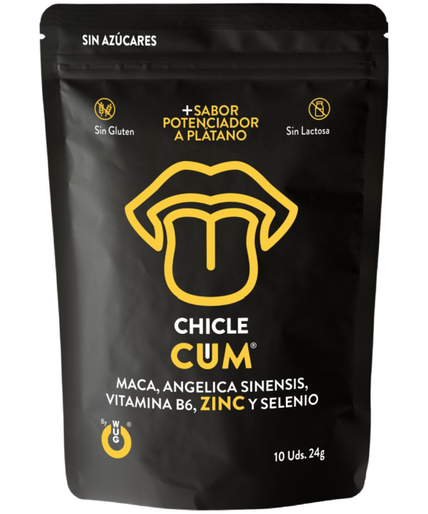 Wug Sex Sense – Cum Ejaculation Increase Gum & Semen Banana Flavor 10 Units