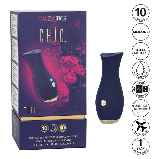 Calexotics – Chic Tulip Massager – Blau