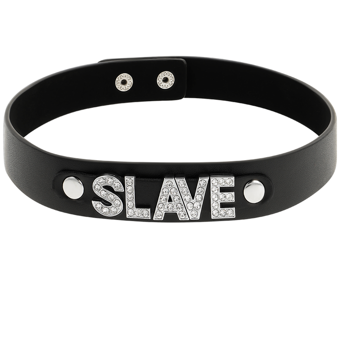 Coquette Chic Desire – Slave Vegan Leather Choker