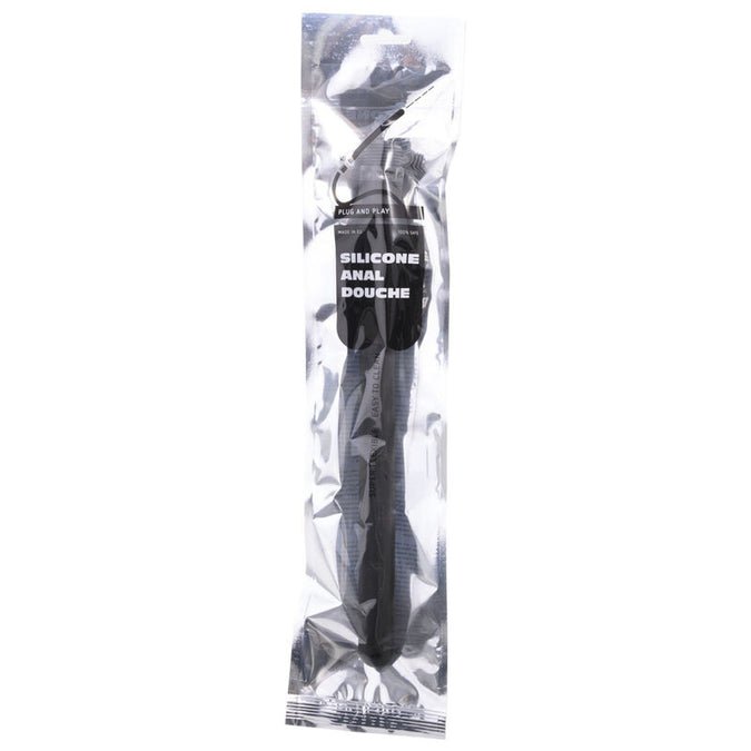 All Black – Ridged Shower Anal Silicone 27 Cm