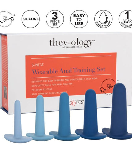 Pleasurements – Calexotics – Tragbares Anal-Trainingsset 5 Teile