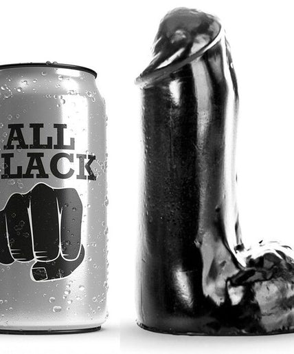 All Black – Realistic Dildo Black 13 Cm