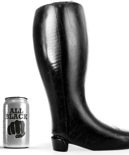 All Black – Riesiger Soft Fisting Stiefel 31 CM