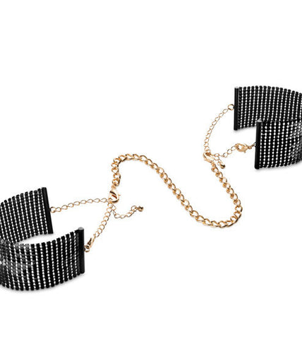 Bijoux – Désir Métallique Schwarze Metallnetz Handschellen