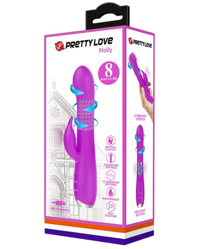 Pretty Love – Molly Vibrator mit Wiederaufladbarer Rotation