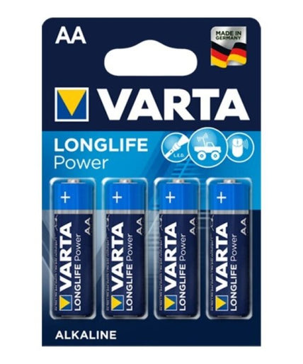 Varta – Longlife Power Alkaline Battery Aa Lr6 4 Unit