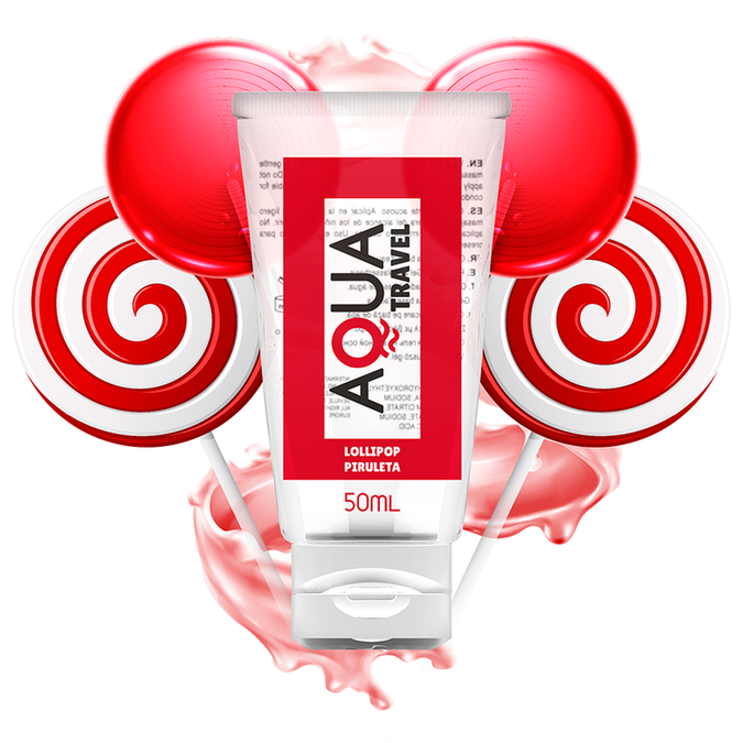 Aqua Travel – Lollysmaak Waterbasis Glijmiddel – 50 Ml