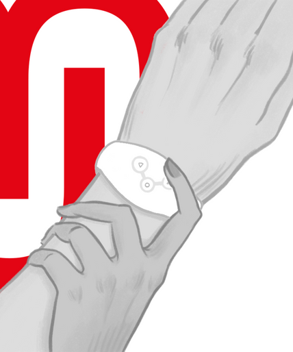 Watchme – Kabellose Technologie Uhr Snowy