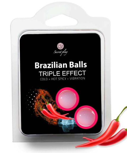 Secretplay – Set 2 Brazilian Balls Triple Effect