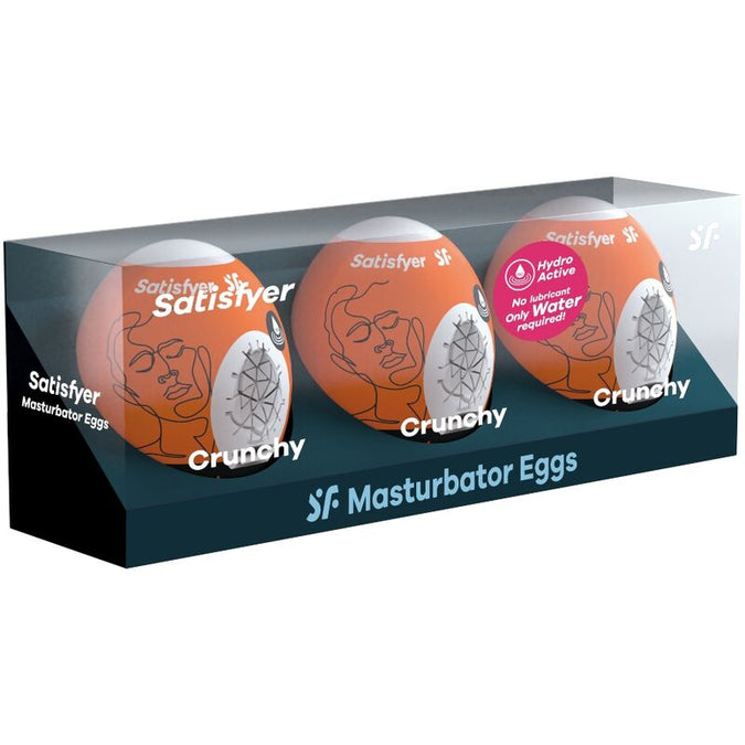 Satisfyer – 3 Masturbatie Eieren Naughty, Savage & Crunchy