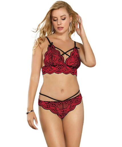 Subblime – Set Two Pieces Set Lace Top And Panties S/m