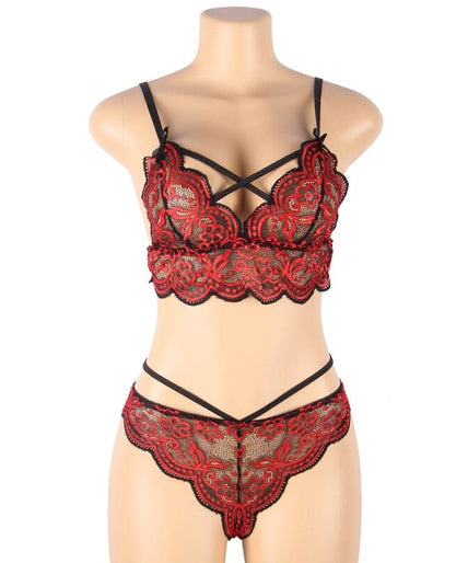 Subblime – Set Two Pieces Set Lace Top And Panties L/xl