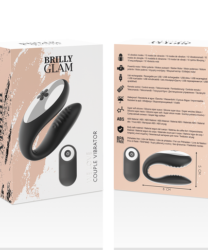 Brilly Glam – We Love für Partner Schwarze Fernbedienung