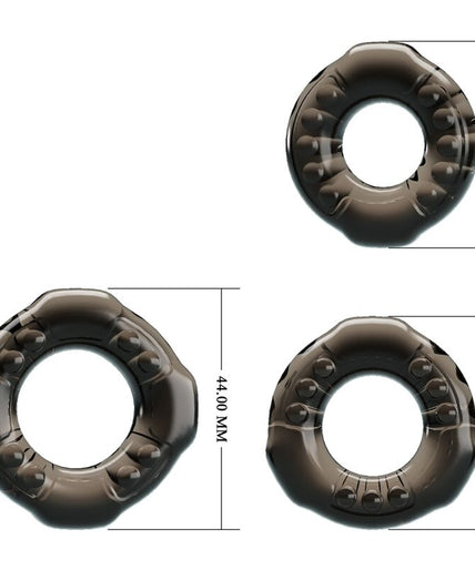 Baile – Cock Rings Yvonne Set 3 Penis Rings