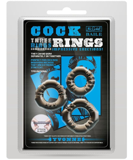 Baile – Cock Rings Yvonne Set 3 Penis Rings
