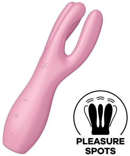 Satisfyer – Threesome 3 Vibrator Pink