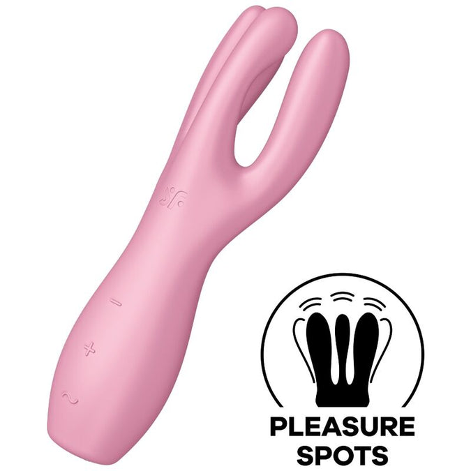 Satisfyer – Threesome 3 Vibrator Pink