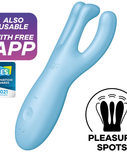Satisfyer – Threesome 4 Vibrator App Blue