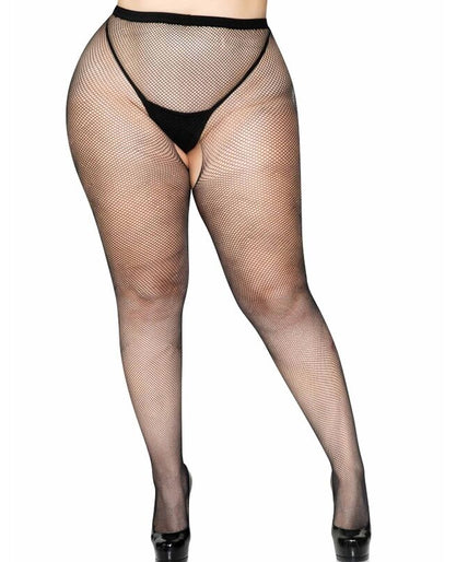 Leg Avenue – Netz-Hose mit Schrittöffnung Plus