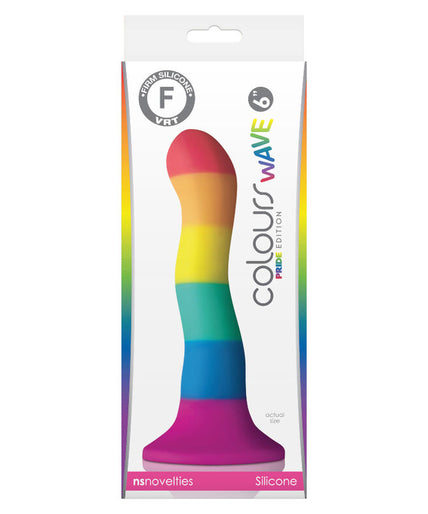 Pride – LGBT-Flaggen-Wellen-Dildo 17 cm