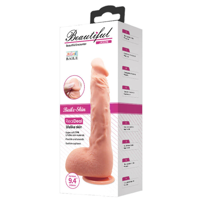 Baile – Jason Realistischer Dildo Natur 24 Cm