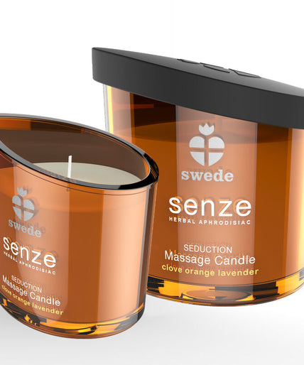 Swede – Senze Seduction Massagekerze – Nelke, Orange, Lavendel