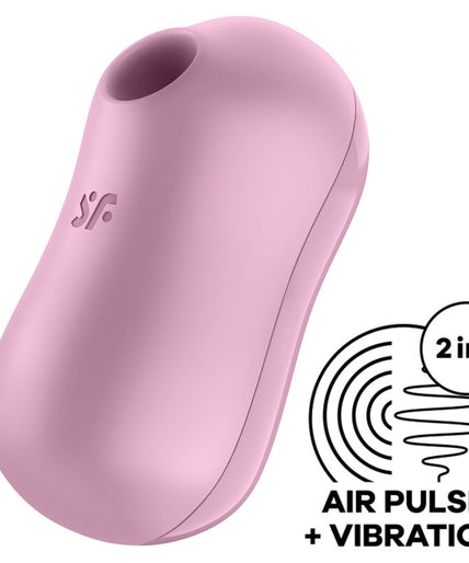 Satisfyer – Cotton Candy Luftimpuls-Stimulator & Vibrator Flieder