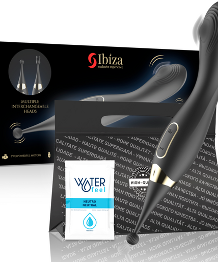 Ibiza – Austauschbarer Klitorisstimulator und Pulsierender G-Punkt Vibrator