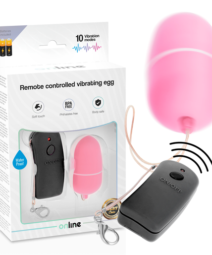 Online – Fernbedientes Vibrations-Ei Pink