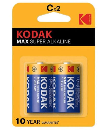 Kodak – Max Alkaline Battery C Lr14 2 Unit