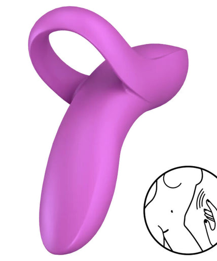 Satisfyer – Bold Lover Finger Vibrator Pink