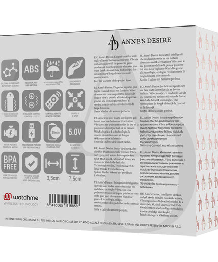 Anne's Desire – Egg Remote Control Technology Watchme Black