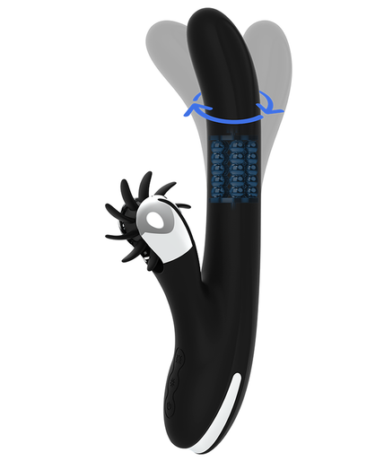 Black&silver – Bunny Storm Rotationsvibrator