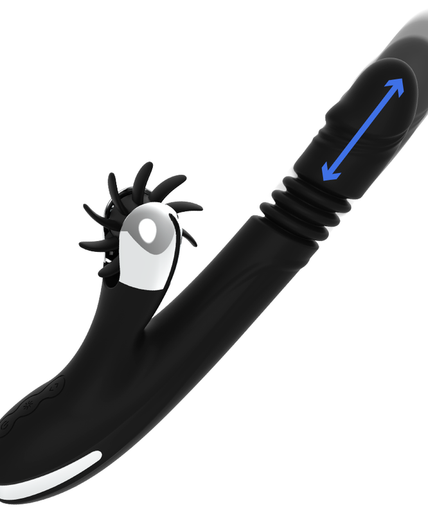 Black&silver – Bunny Reed Auf- und Abwärtsvibrator