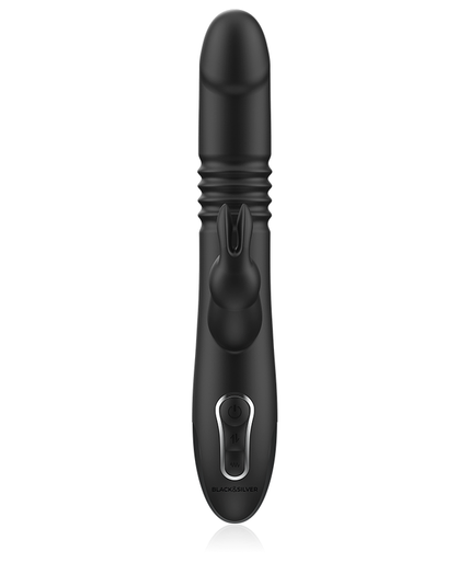 Black&silver – Kenji Up & Down Rabbit Vibrator + Watchme Fernbedienung