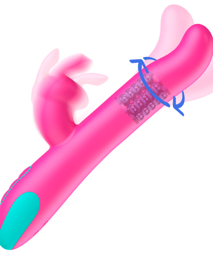 Happy Loky – Pluto Rabbit Vibrator & Rotator + Watchme Fernbedienung