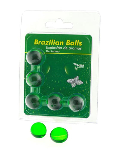 Taloka – 5 Brazilian Balls Mint Intimate Gel