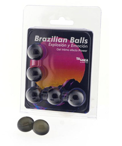 Taloka – 5 Brazilian Balls Power Effekt Erregendes Gel