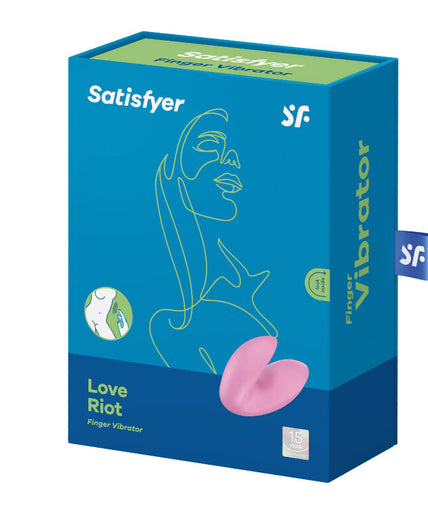 Satisfyer – Love Riot Finger-Vibrator Pink