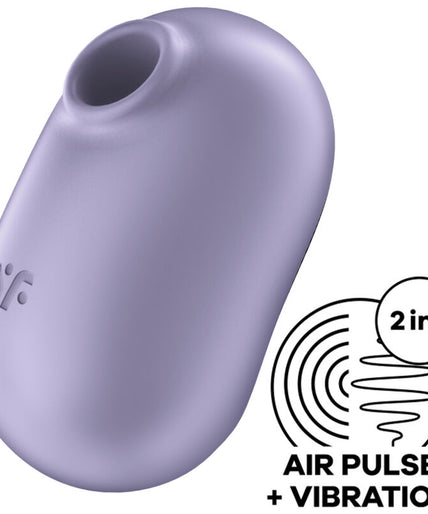 Satisfyer – Pro to Go 2 Doppel-Luftimpuls-Stimulator und Vibrator Violett