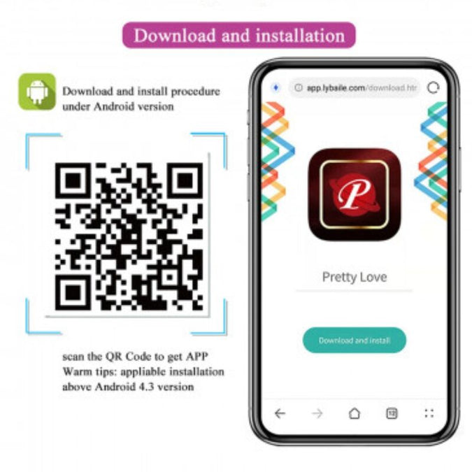 Pretty Love – Catalina Massager Gratis App Lila