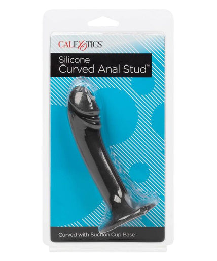 Calexotics – Silikon gebogener Anal-Noppen mit Saugnapf